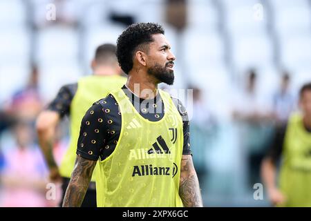 Douglas Luis de la Juventus lors du match amical de pré-saison entre la Juventus et la Juventus Next Gen au stade Allianz le 6 août 2024 à Turin, I. Banque D'Images