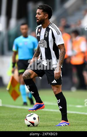 Douglas Luis de la Juventus lors du match amical de pré-saison entre la Juventus et la Juventus Next Gen au stade Allianz le 6 août 2024 à Turin, I. Banque D'Images