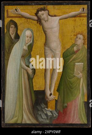 Le maître de Crucifixion de l'autel Berswordt allemand vers 1400 Banque D'Images