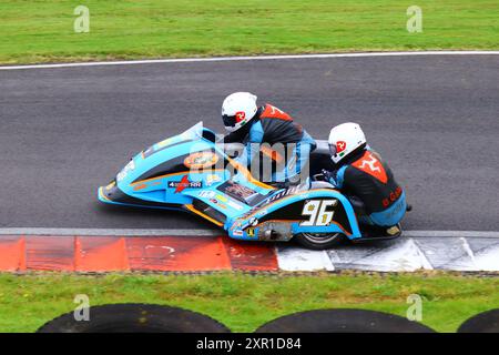 RÉVEIL DU SIDECAR CASWELL Banque D'Images