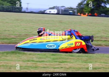 RÉVEIL DU SIDECAR CASWELL Banque D'Images