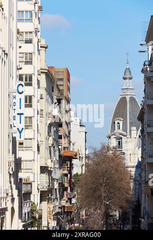 Le dôme d'architecture coloniale du Palacio Raggio, Monserrat, Buenos Aires, Argentine. Banque D'Images