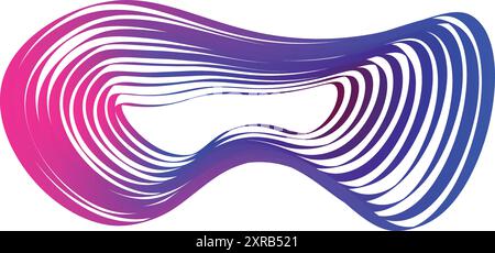 Vagues colorées Illustration de Vecteur