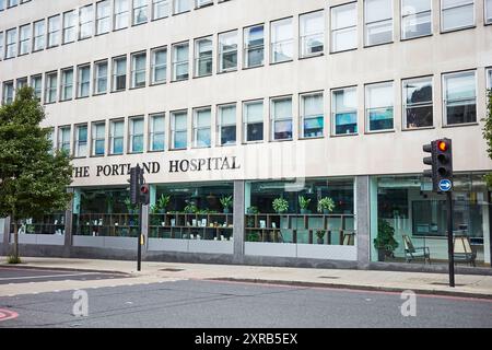 L'hôpital de Portland, un centre de traitement privé spécialisé dans les soins maternels pour les femmes et les bébés, Londres, Angleterre. Banque D'Images