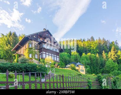 Sankt Gilgen, villa à Salzkammergut, Salzbourg, Autriche Banque D'Images