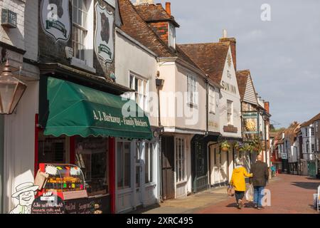 Angleterre, Kent, Faversham, West Street Banque D'Images