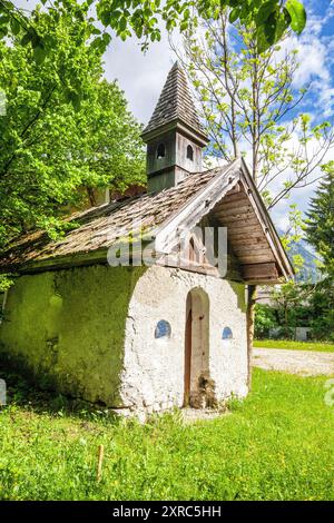 La chapelle Puitbach est dédiée au Sacré-cœur de Marie, Tyrol, vallée de Leutasch Banque D'Images