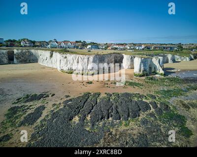 Botany Bay est une baie de Broadstairs face à la mer du Nord, Kent, Angleterre. Banque D'Images