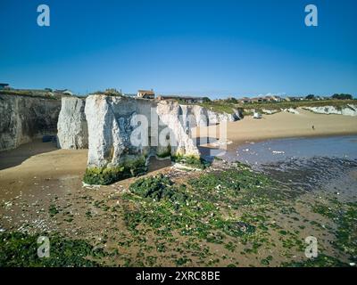 Botany Bay est une baie de Broadstairs face à la mer du Nord, Kent, Angleterre. Banque D'Images