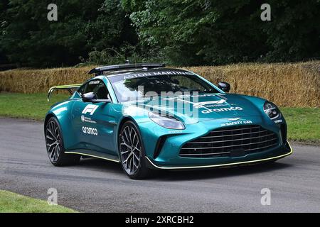 Aston Martin Vantage, FIA F1 Safety car, les écuries de formule 1, une sélection d'écuries et de pilotes de formule actuels et passés, dont quelques champio du monde Banque D'Images