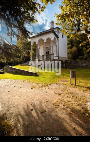 Italie Piémont Sacré Mont Ghiffa Sanctuaire Banque D'Images