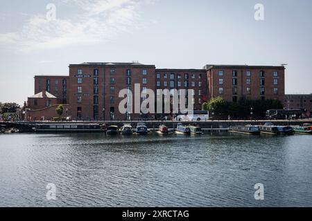 Vue générale (GV) du Royal Albert Dock à Liverpool, Grande-Bretagne. Image prise le 1er août 2024. © Belinda Jiao jiao.bilin@gmail.com 07598931257 https Banque D'Images