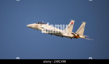 Boeing F-15QA Ababil lors de l'exposition d'entraînement au Royal International Air Tattoo 2024 Banque D'Images