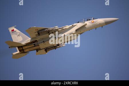 Boeing F-15QA Ababil lors de l'exposition d'entraînement au Royal International Air Tattoo 2024 Banque D'Images