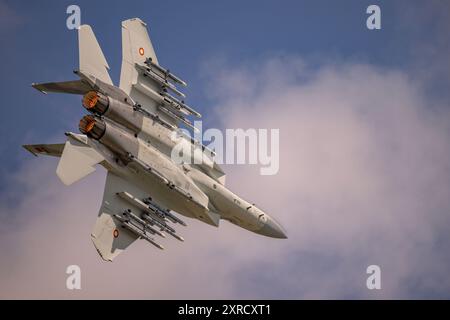 Boeing F-15QA Ababil lors de l'exposition d'entraînement au Royal International Air Tattoo 2024 Banque D'Images