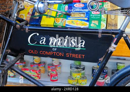 I Camisa & son, Old Compton Street, Soho, Londres Banque D'Images