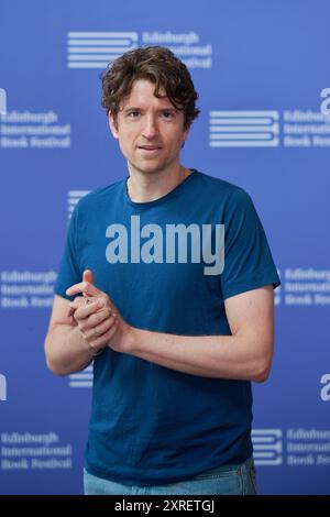 Édimbourg Écosse, Royaume-Uni 10 août 2024. Greg Jame au Festival international du livre d'Édimbourg. crédit sst/alamy live news Banque D'Images