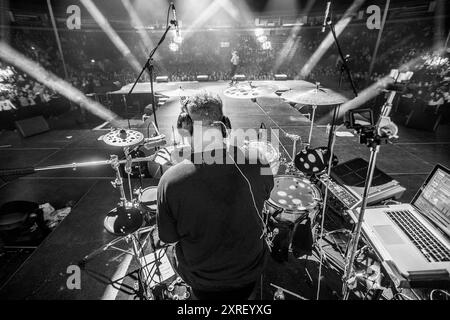 Un moment de concert, un événement. Banque D'Images