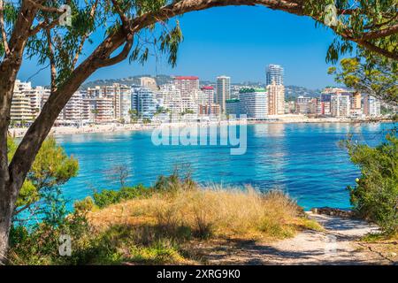 Platja de la Fossa, Calp, Comunidad Valenciana, Alicante district, Costa Blanca, Espagne Banque D'Images