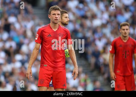 Londres, Royaume-Uni. 10 août 2024. Londres, Angleterre, 10 août 2024 : Thomas Muller (25 Bayern Munich) lors du match amical entre Tottenham Hotspur et Bayern Munich au Tottenham Stadium de Londres, Angleterre (Alexander Canillas/SPP) crédit : SPP Sport Press photo. /Alamy Live News Banque D'Images