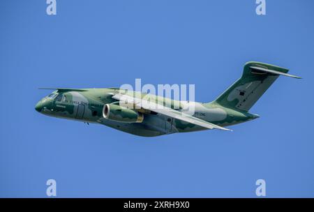 Embraer C-390 Millennium brésilien lors de l'exposition au Royal InternationalAir Tattoo Banque D'Images