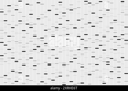 Visualisation du séquençage de l'ADN. Recherches en génétique Banque D'Images