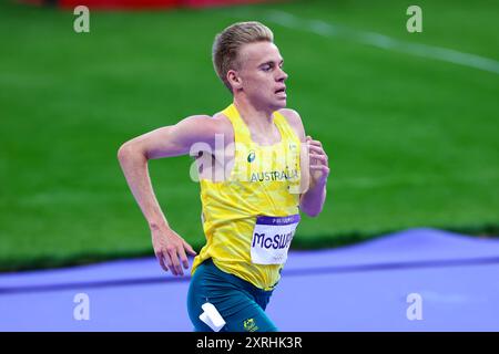 Paris, France, 10 août 2024. Stewart McSweyn, de l’Australie, lors de la finale du 5000m masculin, Jeux Olympiques de Paris 2024 au stade de France le 10 août 2024 à Paris, France. Crédit : Pete Dovgan/Speed Media/Alamy Live News Banque D'Images