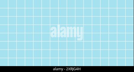 La céramique de carreaux de mur utilise un fond architectural. Sol en mosaïque de toilettes et piscine couleur bleu pastel doux. Illustration de Vecteur