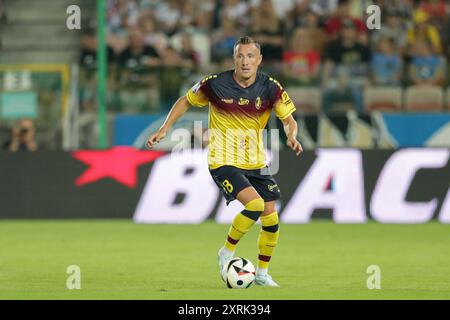 Zabrze, Pologne. 02 août 2024. Fredrik Ulvestad de Pogon Szczecin vu en action lors du match de football de la Ligue polonaise PKO BP Ekstraklasa 2024/2025 entre Gornik Zabrze et Pogon Szczecin à l'Arena Zabrze. Score final : Gornik Zabrze 1:0 Pogon Szczecin. (Photo de Grzegorz Wajda/SOPA images/SIPA USA) crédit : SIPA USA/Alamy Live News Banque D'Images