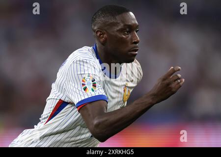 Munich, Allemagne, 9 juillet 2024. Randal Kolo Muani, de France, lors de la demi-finale des Championnats d'Europe de l'UEFA à l'Allianz Arena, Munich. Le crédit photo devrait se lire : Jonathan Moscrop / Sportimage Banque D'Images