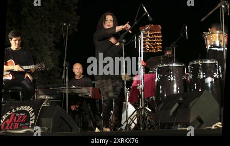 10 août 2024, Rome, Latium, Italie : Andy James & Jon Cowherd Sextet toutes les stars au Parco del Celio dans le cadre du festival ''Jazz image'' au colisée de Rome. (Crédit image : © Daniela Franceschelli/Pacific Press via ZUMA Press Wire) USAGE ÉDITORIAL SEULEMENT! Non destiné à UN USAGE commercial ! Banque D'Images