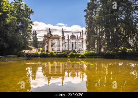 Célèbre propriété Maison de Mateus vignoble à Vila Real, Portugal Banque D'Images