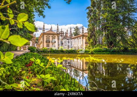 Célèbre propriété Maison de Mateus vignoble à Vila Real, Portugal Banque D'Images