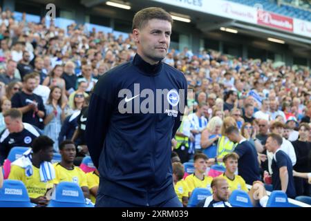 Fabian Hürzeler, entraîneur-chef de Brighton & Hove Albion au stade AMEX Banque D'Images