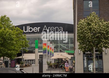 Uber Arena (anciennement Mercedes-Benz Arena) à Berlin, Allemagne, Europe Banque D'Images