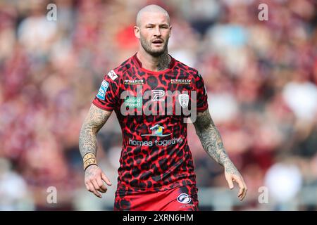 Leigh, Royaume-Uni. 11 août 2024. Zak Hardaker de Leigh Leopards lors du match de la Betfred Super League Round 21 Leigh Leopards vs Hull FC au Leigh Sports Village, Leigh, Royaume-Uni, le 11 août 2024 (photo par Gareth Evans/News images) à Leigh, Royaume-Uni le 8/11/2024. (Photo de Gareth Evans/News images/SIPA USA) crédit : SIPA USA/Alamy Live News Banque D'Images