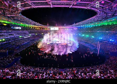 Paris, France. 11 août 2024. La cérémonie de clôture des Jeux Olympiques de Paris 2024 a lieu à Paris, France, le 11 août 2024. Crédit : Wang Peng/Xinhua/Alamy Live News Banque D'Images