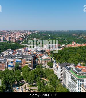 Le parc naturel Casa de Campo à Madrid, Espagne Banque D'Images
