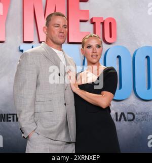 Scarlett Johansson et Channing Tatum présentent 'Fly me to the Moon' Photocall à Madrid avec : Scarlett Johansson, Channing Tatum où : Madrid, Espagne quand : 11 Juil 2024 crédit : Oscar Gonzalez/WENN Banque D'Images