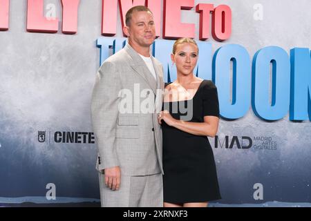 Scarlett Johansson et Channing Tatum présentent 'Fly me to the Moon' Photocall à Madrid avec : Scarlett Johansson, Channing Tatum où : Madrid, Espagne quand : 11 Juil 2024 crédit : Oscar Gonzalez/WENN Banque D'Images