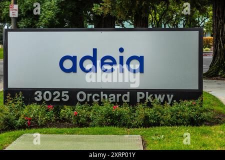 Adeia Corporation une société de recherche et développement à San Jose California USA Banque D'Images