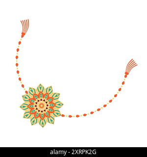 Raksha Bandhan Rakhi Bracelet illustration Illustration de Vecteur