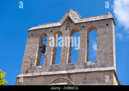 Abbaye historique / Kyrenia, Chypre du Nord - Abbaye de Bellapais, Kral IV. Hugh Banque D'Images