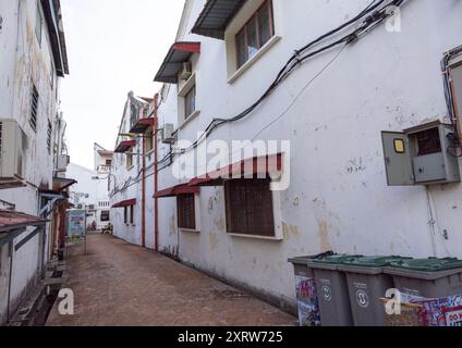 Heritage Shophouses Alley, État de Melaka, Malacca, Malaisie Banque D'Images