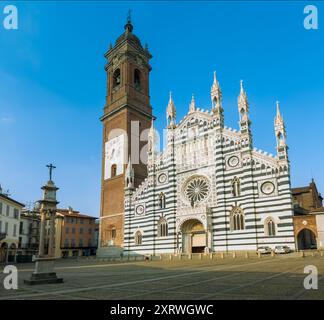 Cathédrale (Duomo, Basilica di San Giovanni Battista), à Monza, Lombardie, Italie du Nord Banque D'Images