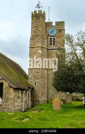 Église All Saints, High Street, Wouldham, Kent Banque D'Images