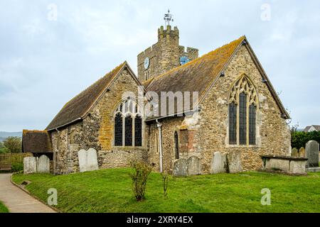 Église All Saints, High Street, Wouldham, Kent Banque D'Images