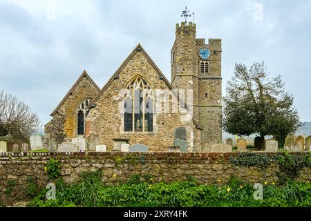 Église All Saints, High Street, Wouldham, Kent Banque D'Images