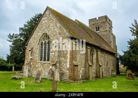 Église St Marys, Old Church Road, Burham, Kent Banque D'Images