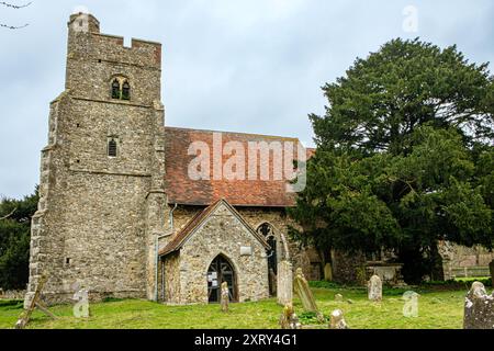 Église St Marys, Old Church Road, Burham, Kent Banque D'Images